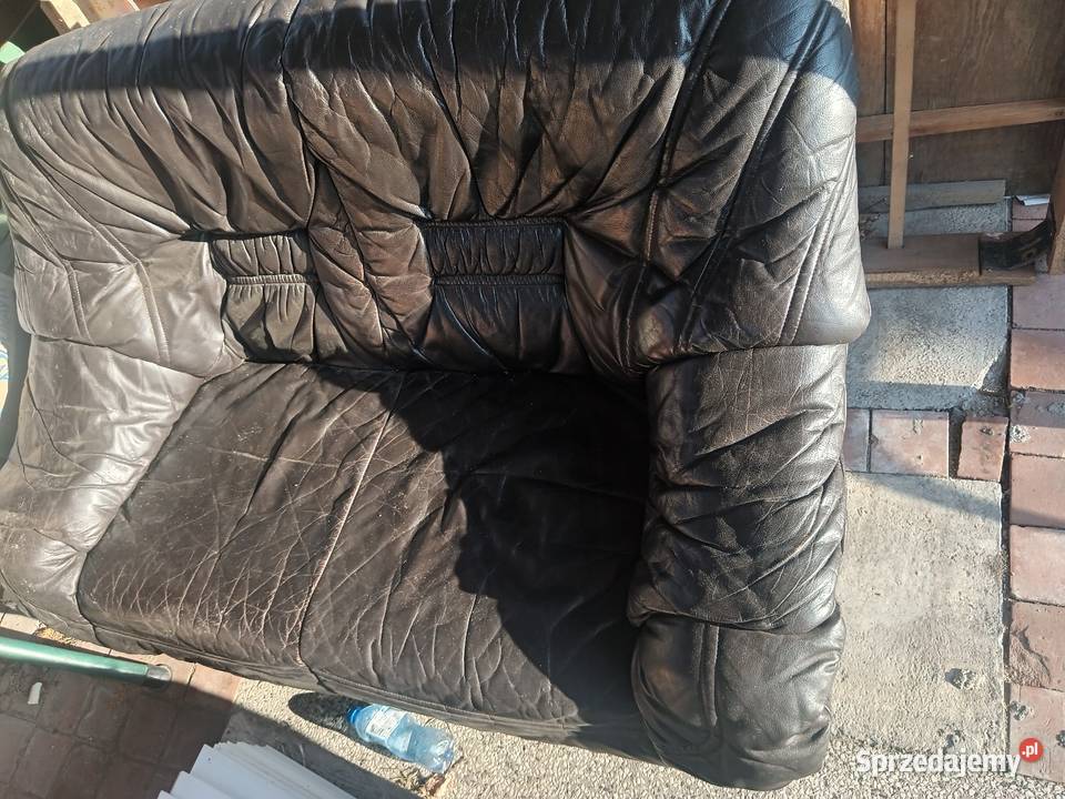 Sofa skórzana dwuosobowa dolnośląskie Nowogrodziec