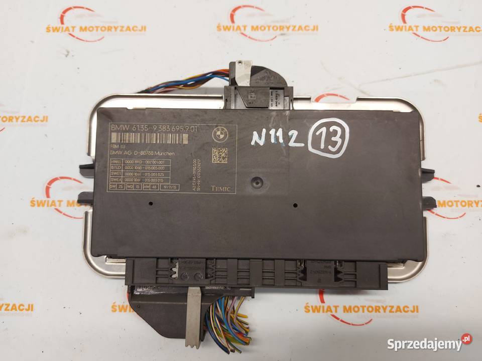 BMW F10 LIFT moduł sterownik świateł 9383695 Kielce