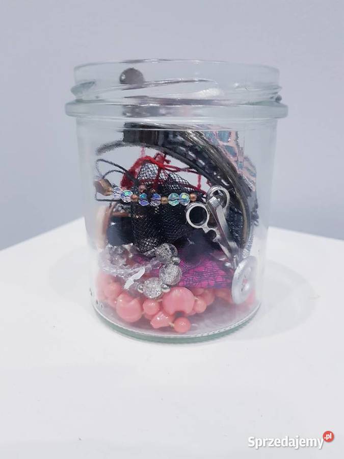 Dziecięcy słoik z biżuterią mystery jar Dąbrowa Górnicza sprzedam