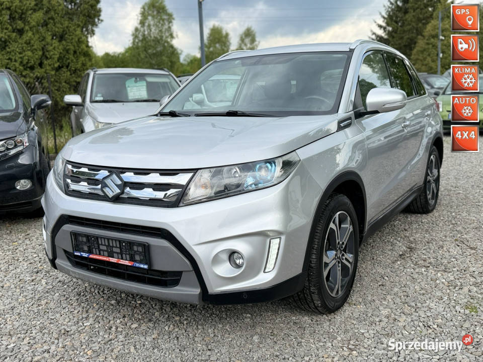 Suzuki Vitara 16 i4X4 allgrip skora radar kamera światła przeciwmgielne Łodygowice