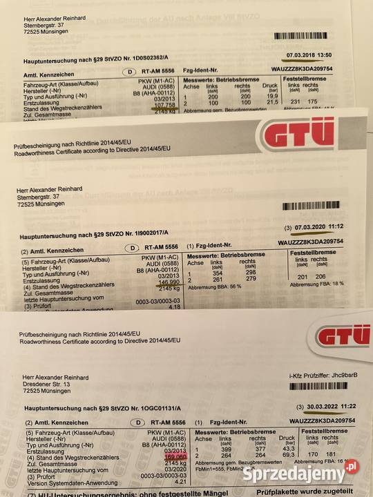 AUDI A4 B8 LIFT 20 TDI Bixenon Led Navi Limanowa