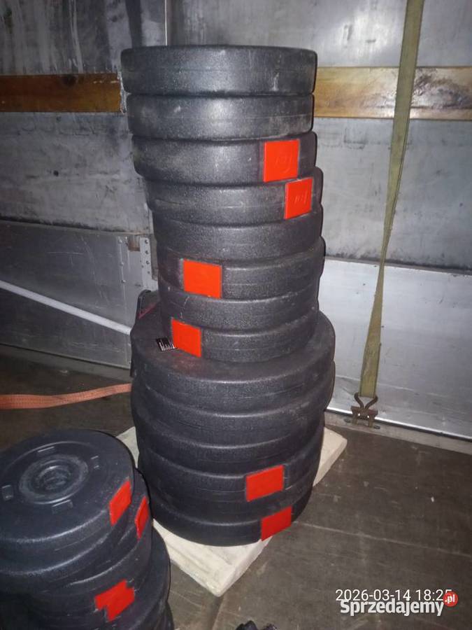 Ławka gryfy plus obciążenie Sprzęt do ćwiczeń mazowieckie Karczew