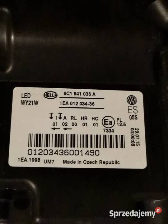 VW POLO PRAWA LAMPA GTI FULL LED PRZÓD lampy przednie Międzychód