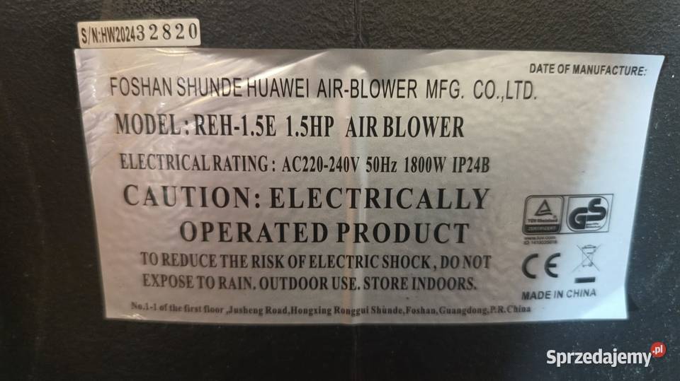 Dmuchawa Huawei AirBlower REH15E Katowice sprzedam