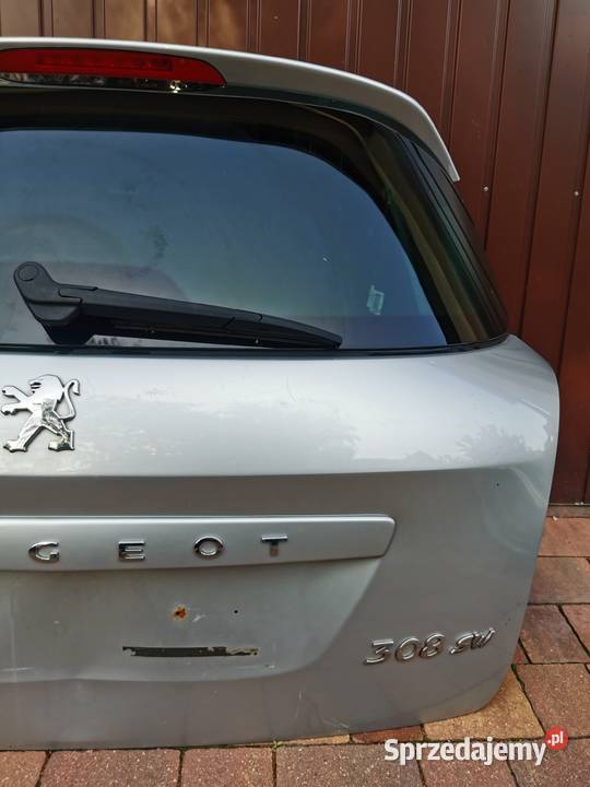 Klapa Bagażnika Peugeot 308 SW Kombi Srebrna Wyszków