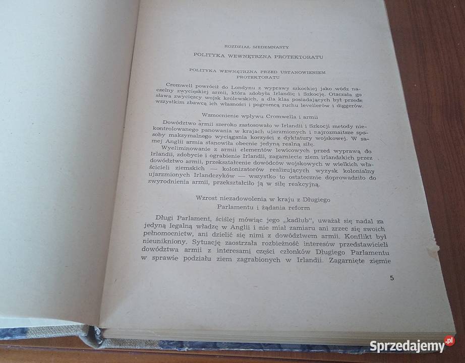 Angielska Rewolucja Burżuazyjna XVII Wieku t 2 pomorskie Gdańsk sprzedam