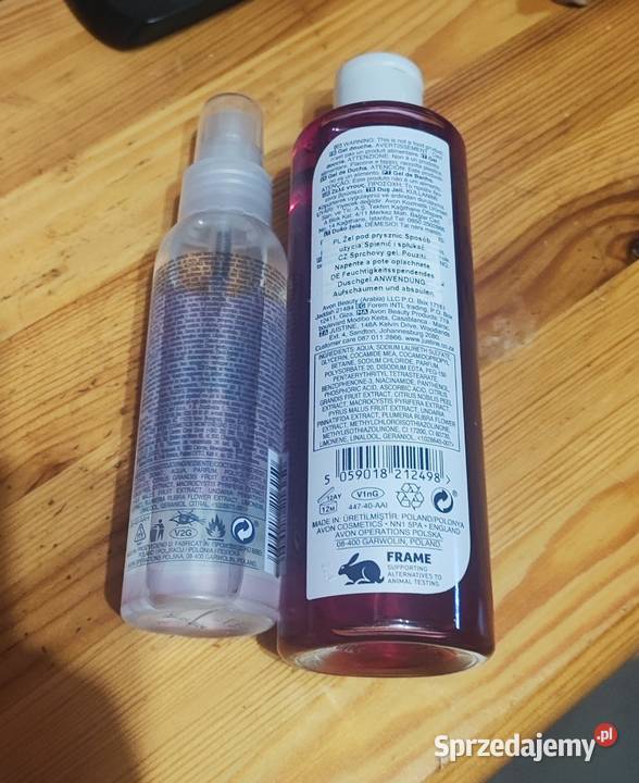 Zestaw kosmetyków do ciała AVON Senses Raspberry Avon mazowieckie Piaseczno