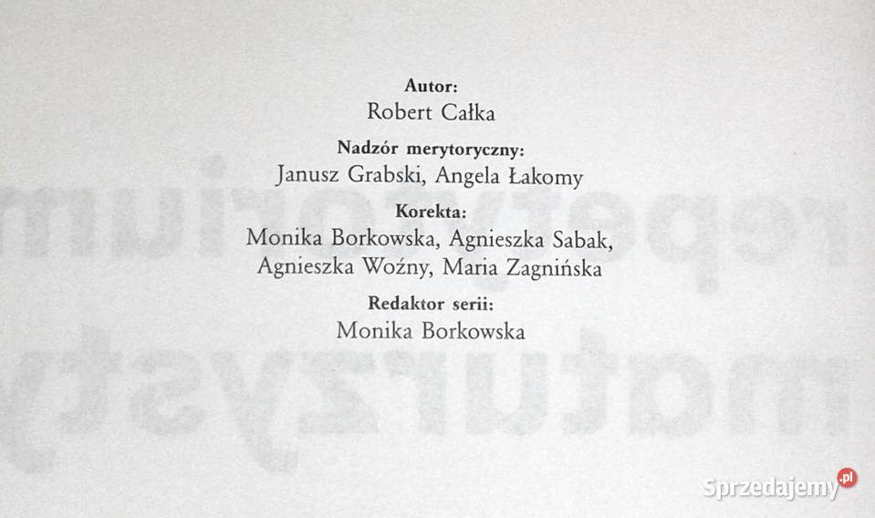 Matematyka Repetytorium maturzysty Robert Całka Rok wydania 2012 lubelskie sprzedam