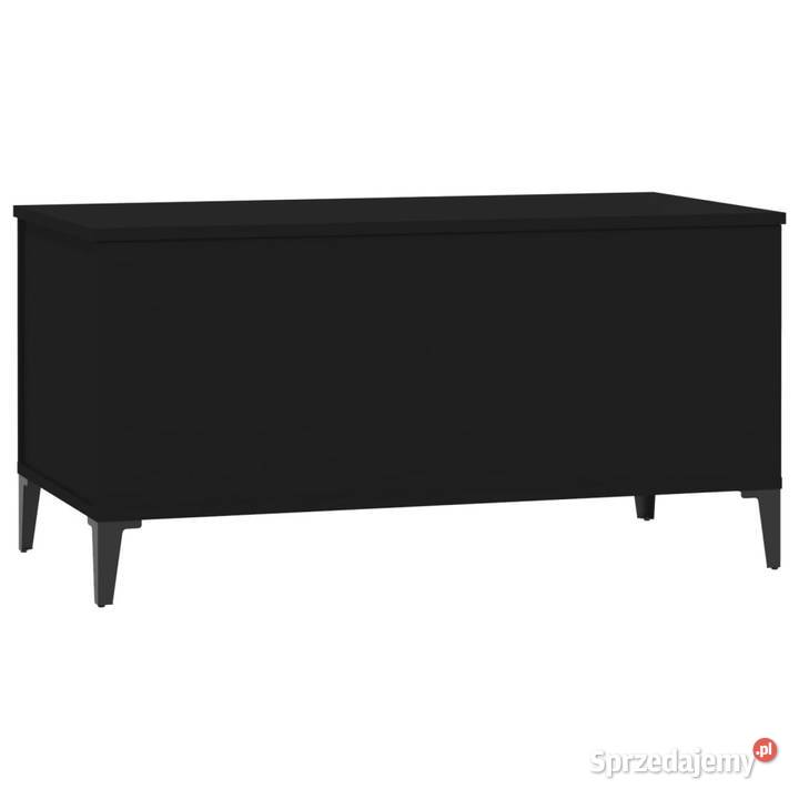 Stolik kawowy czarny 90x445x45 materiał Warszawa
