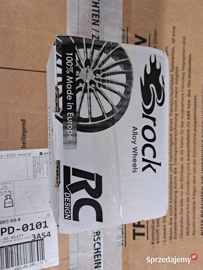 Nowe alufelgi 16 RC Design RC30 ECE 4x100 czarny Gorzów Wielkopolski