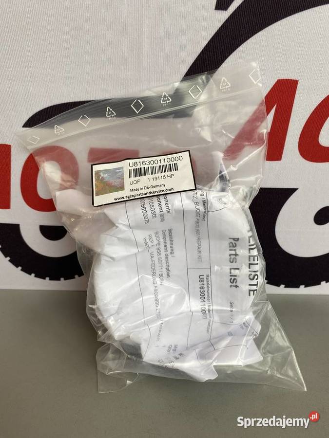 Tuleja ślizgowa zwieszenia przedniej osi Fendt podlaskie Białystok