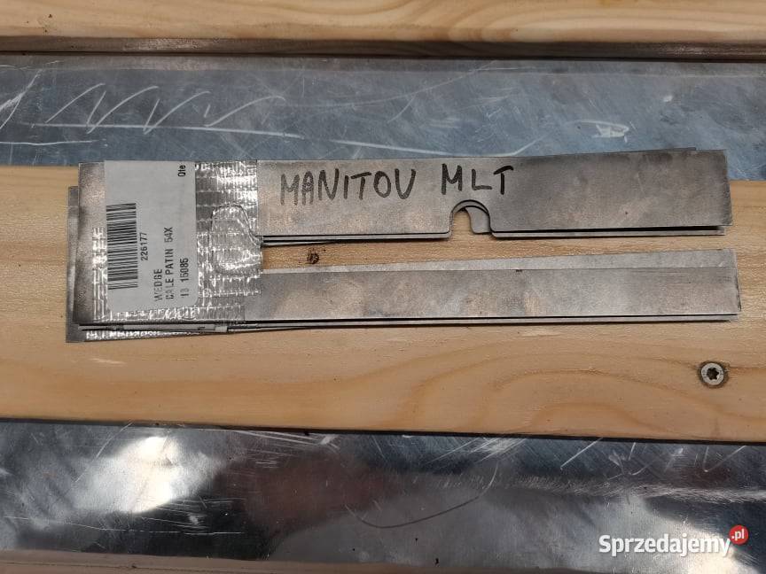 Ślizgi teleskopu Manitou MLT Komplet Rolnictwo wielkopolskie Wilkowo