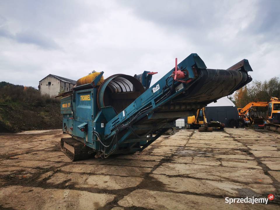 Przesiewacz bębnowy Powerscreen trommel 511 śląskie Cieszyn sprzedam