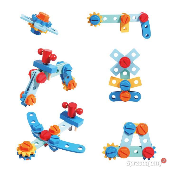 Drewniany zestaw majsterkowicza ECOTOYS 32