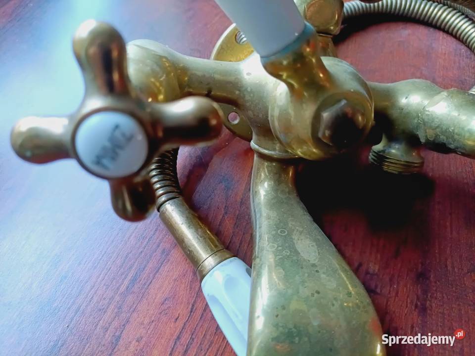 Stara bateria wannowa z mosiądzu wielkopolskie Poznań