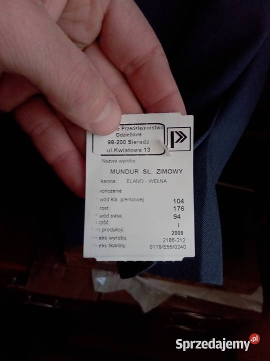 Mundur służby więziennej Pozostałe Zagórz