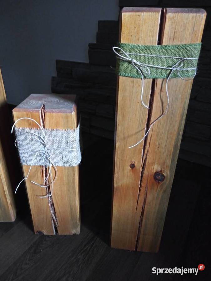 Słupki sosnowe dekoracyjne Dom i Ogród pomorskie