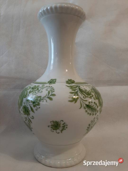 Piękny duży porcelanowy wazon sygnowanylata 70te