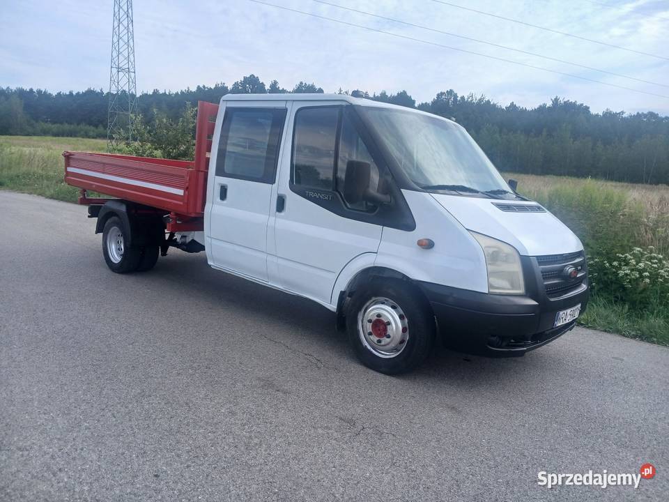 Ford transit wywrotka kiper doka brygadówka świętokrzyskie Trzeszków
