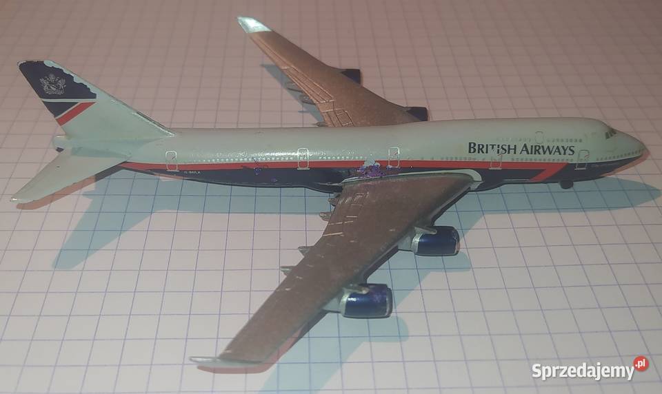Model samolotu Boeing 747 firmy SCHABAK Germany Gdańsk