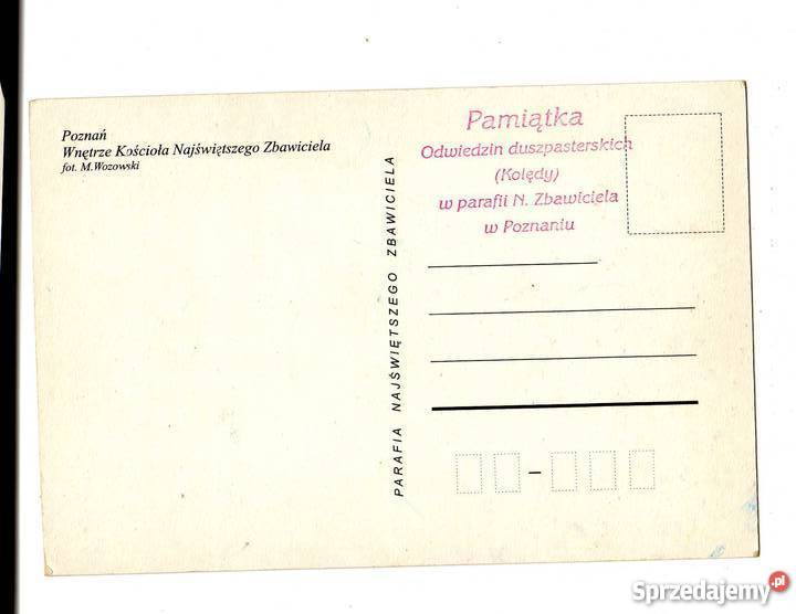 POZNAŃ KOŚCIÓŁ NAJŚWIĘTSZEGO ZBAWICIELA świętokrzyskie Krynki