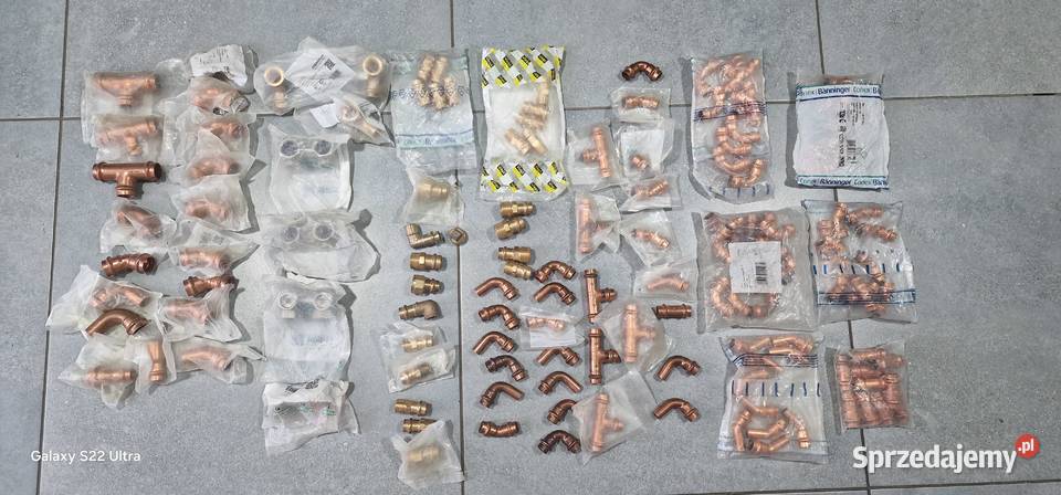 Kształtki złączki miedziane zaciskowe