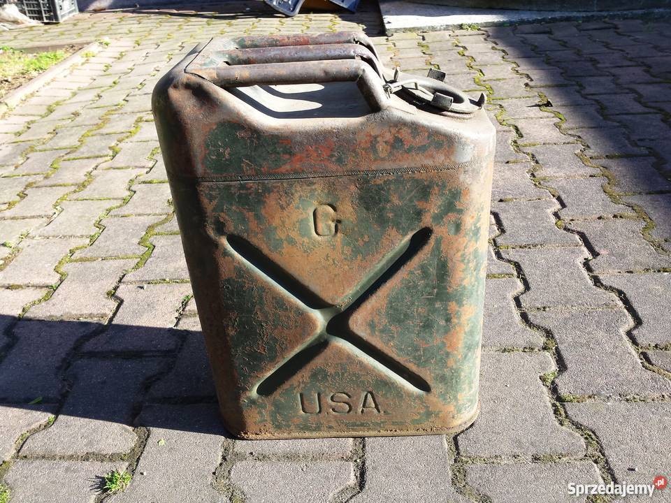 Kanister armii USA oryginał 1943 r Jedlicze
