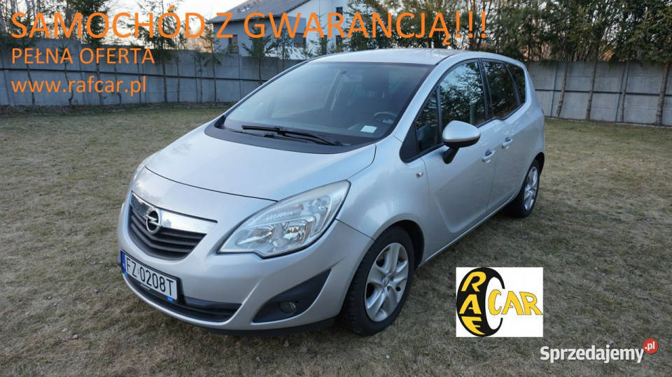 Opel Meriva zarejestrowany ubezpieczony lakier metallic Zielona Góra