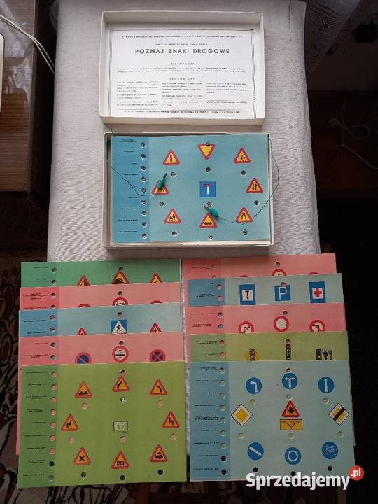 Gra planszowa świetlna Poznaj Znaki Drogowe z lubelskie Tomaszów Lubelski