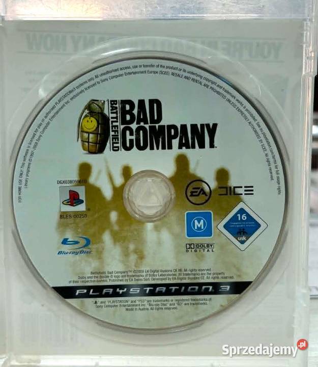 Gra 3 Battlefield Bad Company Elbląg sprzedam