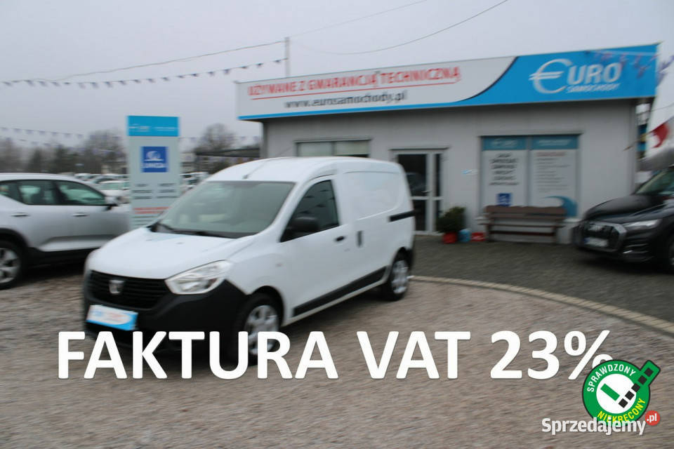 Dacia Dokker FVat SalonPL Gwarancja Drzwi boczne elektryczne szyby Warszawa sprzedam