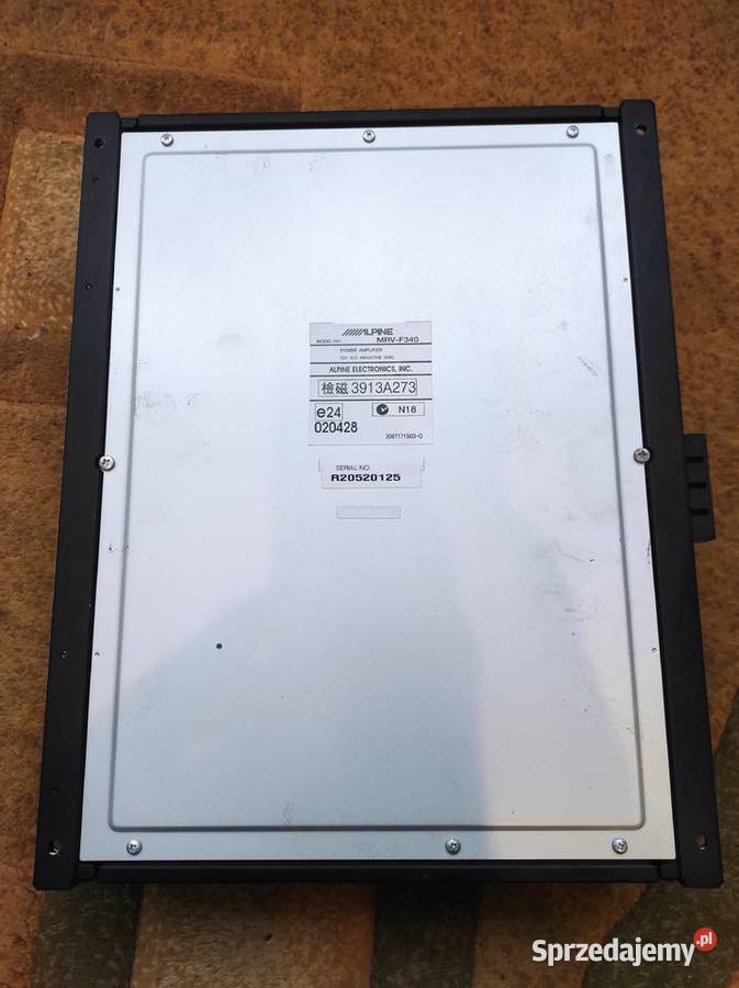 Wzmacniacz Alpine MRVF340 mazowieckie Płock