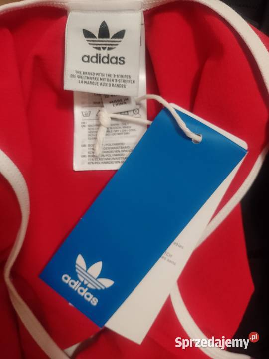 3840 ADIDAS Czerwono biały top fitness bokserka Kraków
