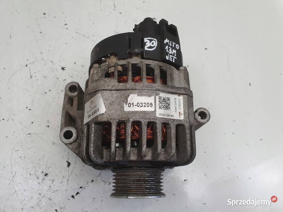 ALTERNATOR Fiat Doblo II 13 MJET 1012101391 lubelskie Rudka