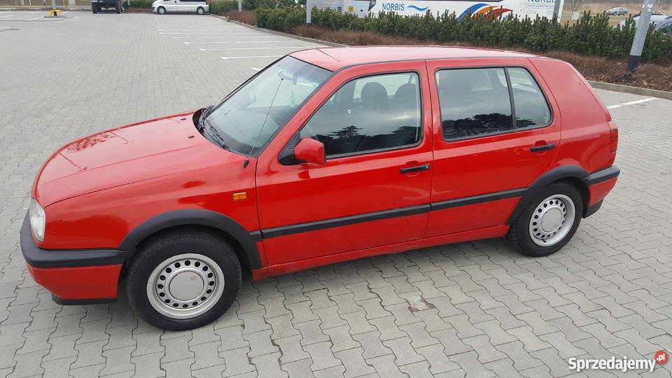 VW Golf III GL 1994r., 1.6 benz./gaz. Opłaty do końca roku