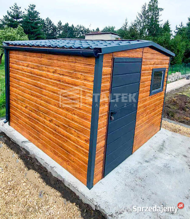 Schowek domek ogrodowy 3x4m drzwi okno Olsztyn