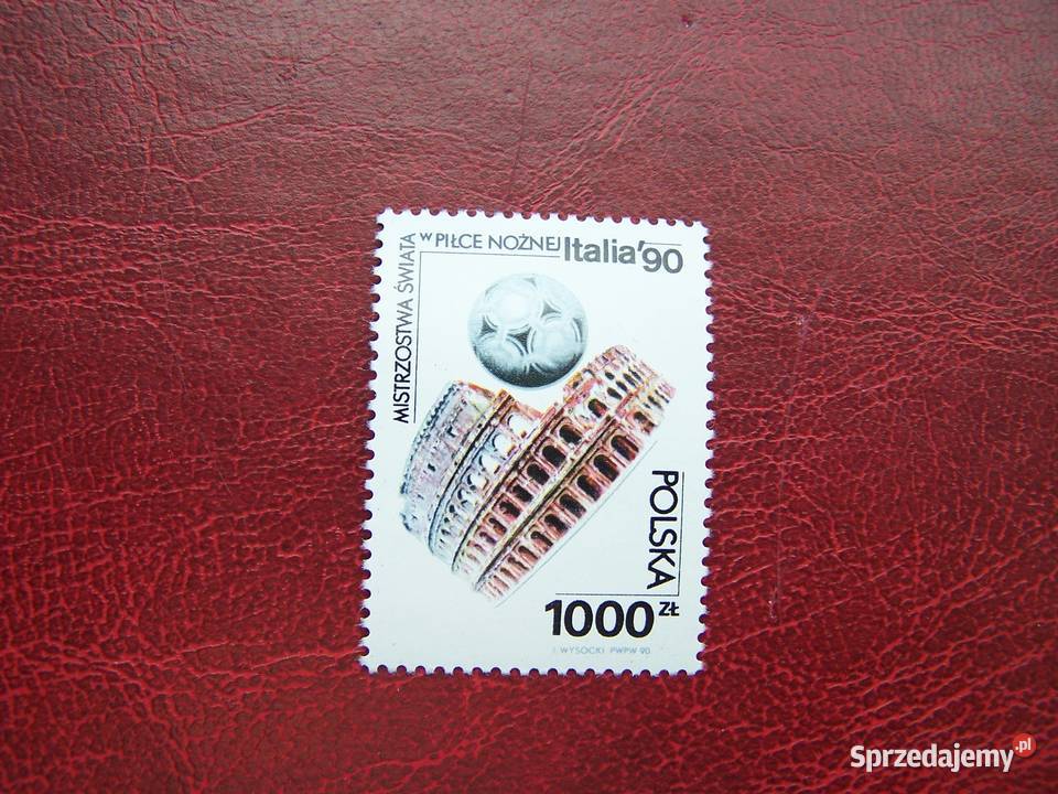 Polska 1990 MNH Mi 3268 Sport Piłka nożna MŚ