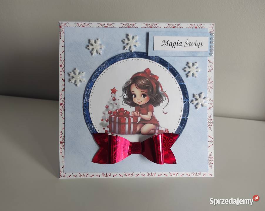 Kartka świąteczna ręcznie robione na Boże Łódź