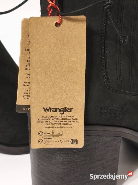 Nowe stylowe botki Wrangler na obcasie inna Nadarzyn sprzedam