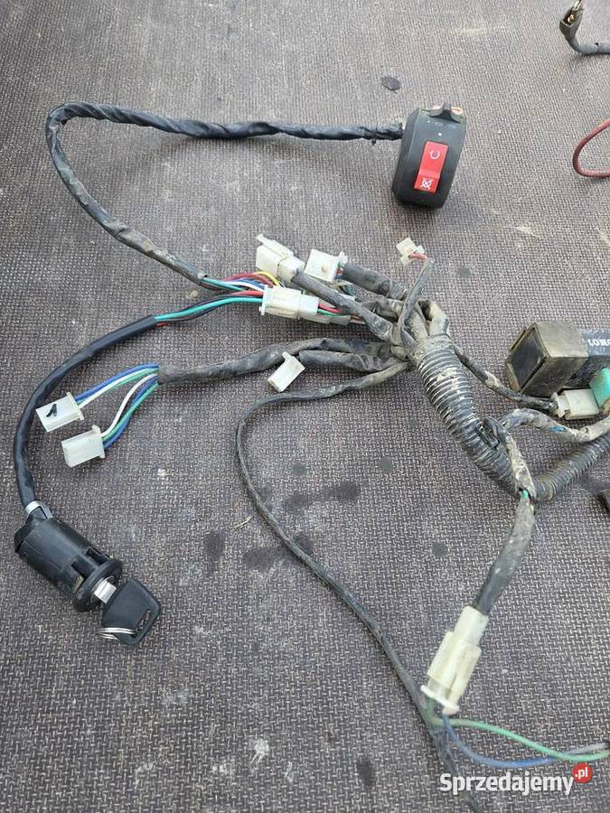 Kąpletna instalacja wiązka quad 110 125 WYSYŁKA Wiązki elektryczne Wadowice