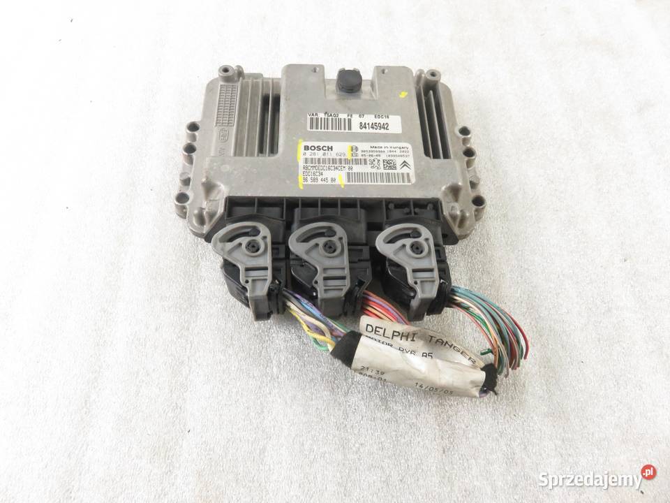 STEROWNIK PEUGEOT 307 16 HDi 0281011629 małopolskie