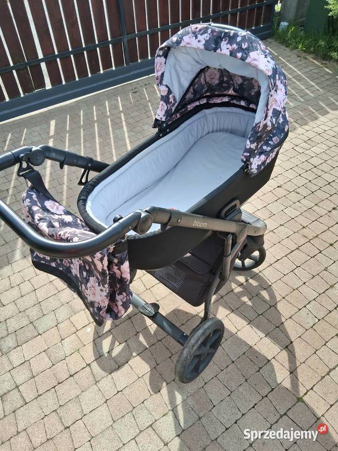 Wózek 2w1 Roan Bloom Kwiaty Gondola Spacerówka Jasionka