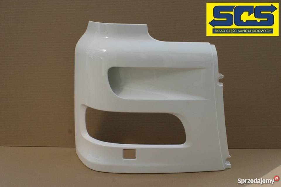 DAF XF OKULAR NAROŻNIK LAMPY PRAWY RAL 9016 części blacharskie Bieleń