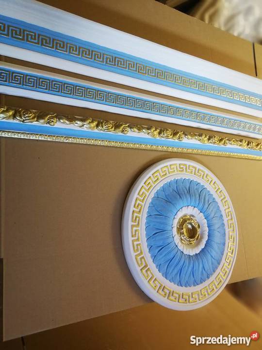 Sztukateria gipsowa Sztukaterie gipsowe gips odcienie błękitu Zielona Góra sprzedam