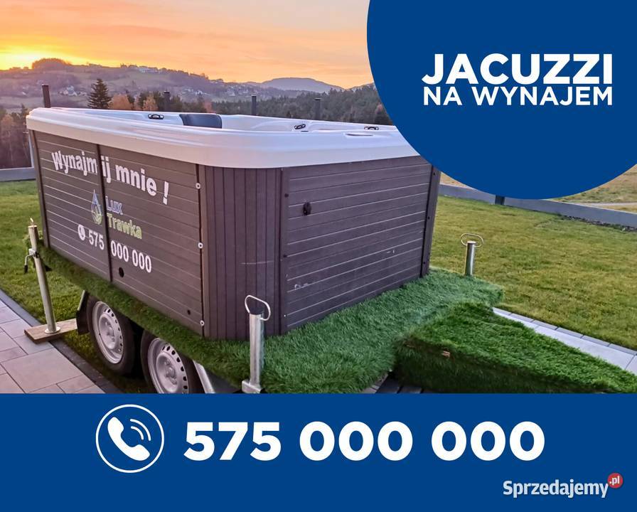 Wynajmij jacuzzi PREMIUM balia domowe SPA Myślenice