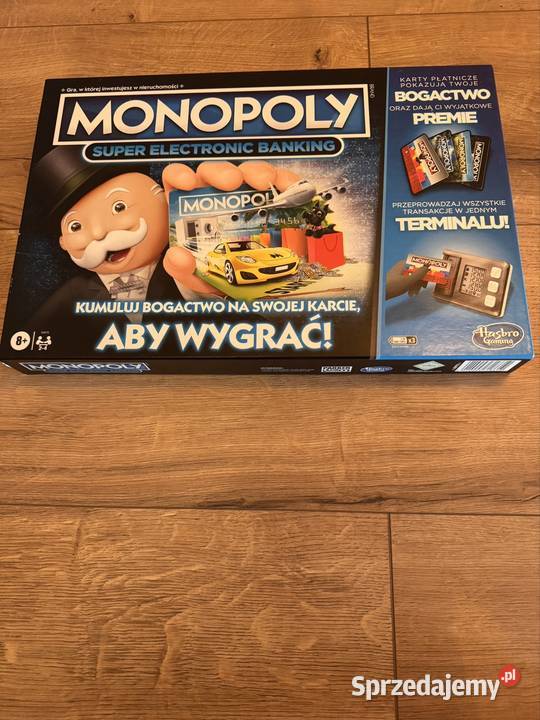 Monopoly Super Electronic Banking STAN IDEALNY Samodzielna gra Lubin