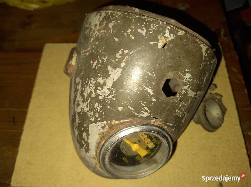 Lampa przednia licznik WSK B1 SHL M11 oryginał wielkopolskie Chodzież