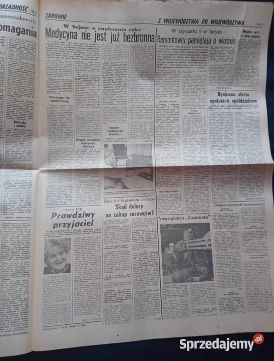 Trybuna Ludu 40 17 lutego 1987 r wielkopolskie Koźminek sprzedam