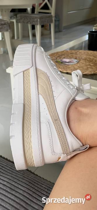 PUMA Mayze sneakersy whitepeyote gruba podeszwa Obuwie sportowe mazowieckie Ząbki