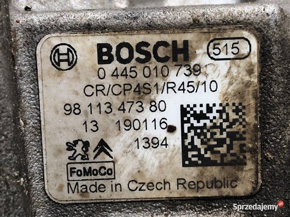 POMPA WTRYSKOWA CITROEN BERLINGO III 9811347380